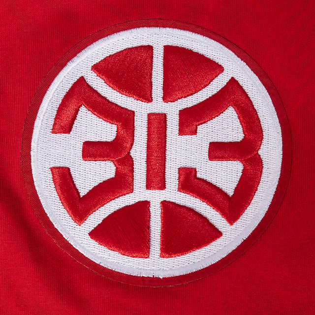 NBA DETROIT PISTONS LIVING LARGE M CJ DROP SHOULDER TEE BDP1516581-RED