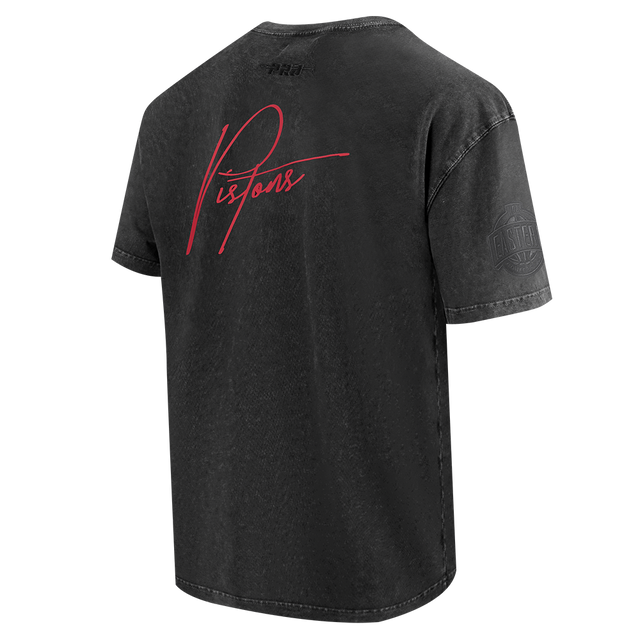 DETROIT PISTONS ECLIPSE M CJ DROP SHOULDER ENZYME WASH TEE BDP1517253-WBK