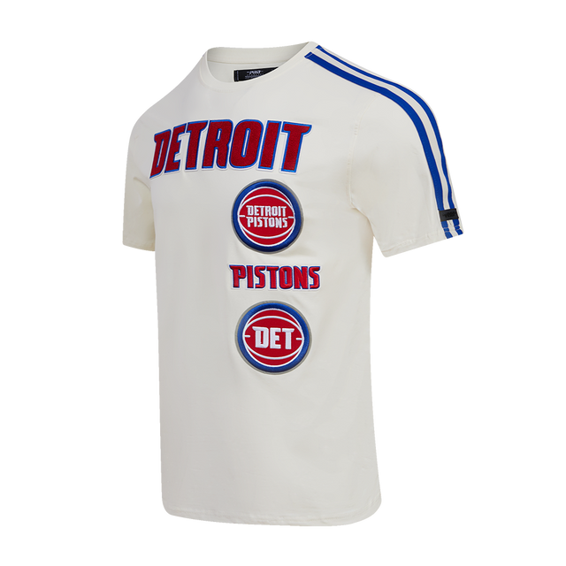 NBA DETROIT PISTONS RETRO CLASSIC SJ STRIPED TEE BDP156062-ERB