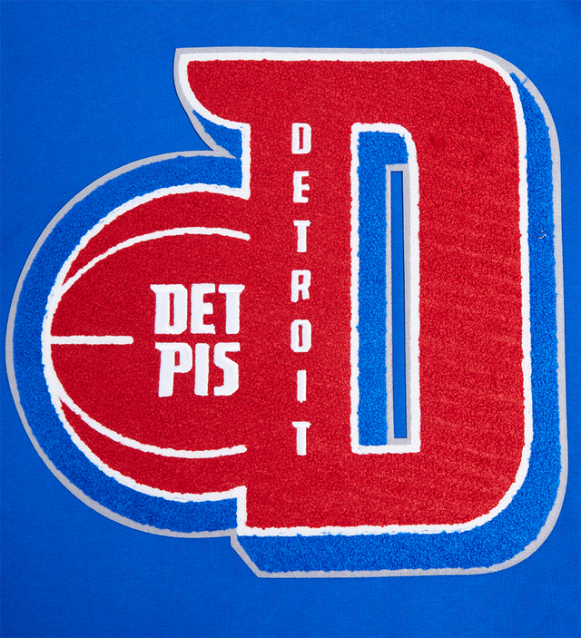 NBA DETROIT PISTONS MASH UP RIB FLC CREWNECK BDP5515634-RYR
