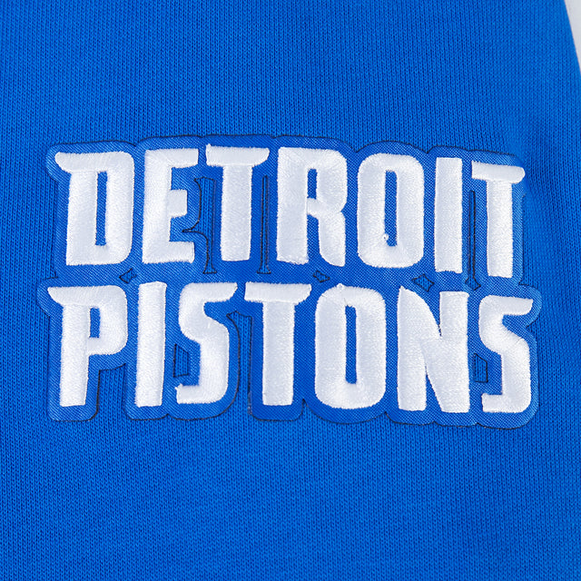 NBA DETROIT PISTONS CITY ARCH M FLC 1/4 ZIP BDP5516625-RYB