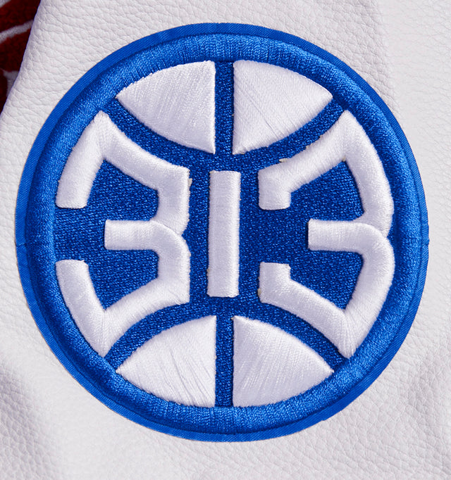 Detroit Pistons Retro Classic Rib Wool Varsity Jacket BDP656057-RYR