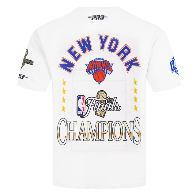 NEW YORK KNICKS NBA FINALS 2026 M CJ DROP SHOULDER TEE BNK1517764-WHT