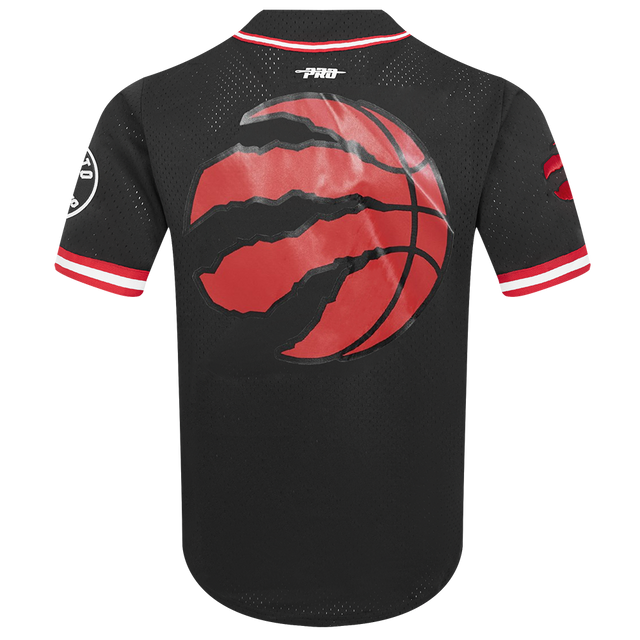 TORONTO RAPTORS CLASSIC MESH BUTTON DOWN SHIRT BTR1514939-BKR