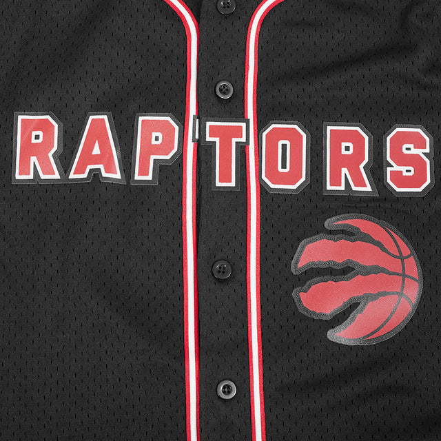 TORONTO RAPTORS CLASSIC MESH BUTTON DOWN SHIRT BTR1514939-BKR