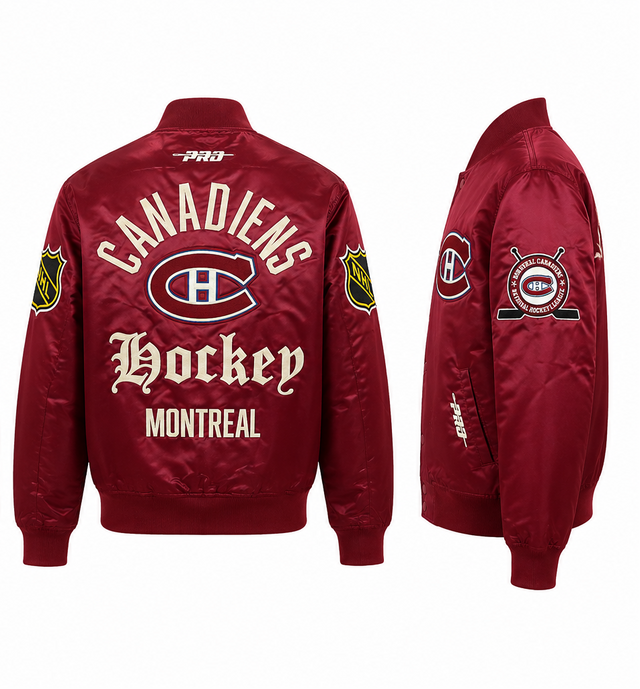 MONTREAL CANADIENS MODERN ORIGINALS M SATIN JACKET HMC667831-CRD