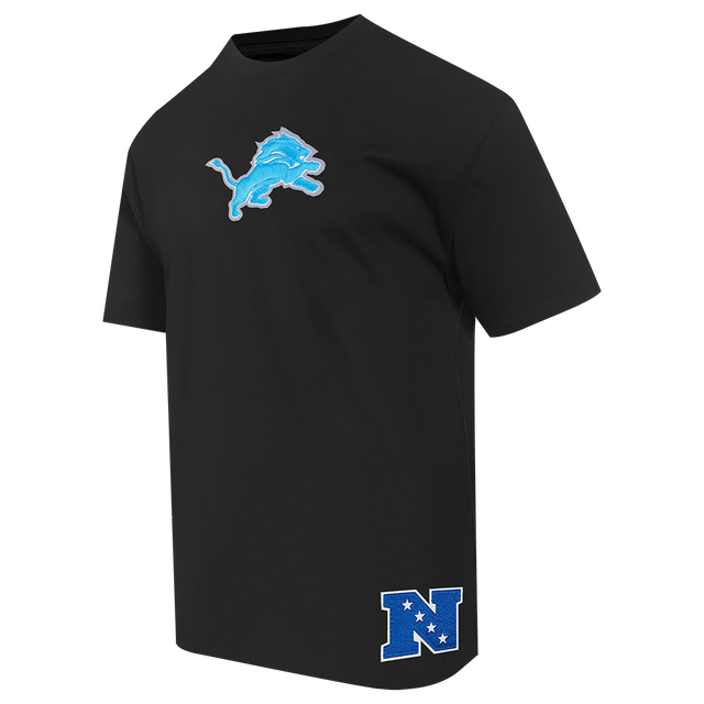 DETROIT LIONS WINGSPAN M CJ DROP SHOULDER TEE FDL1410527-BLK