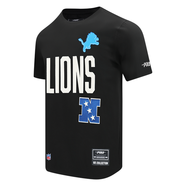 NFL DETROIT LIONS DETROIT LIONS MODERN ORIGINALS M SJ TEE FDL1411162-BLK