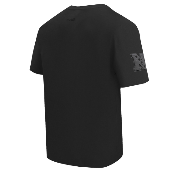 NFL DETROIT LIONS NEUTRAL MEN'S COTTON JERSEY DROP SHOULDER TEE FDL145314-BLK