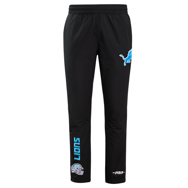 NFL DETROIT LIONS CLASSIC WIND SUIT MEN'S WOVEN PANT FDL4410694-BLK