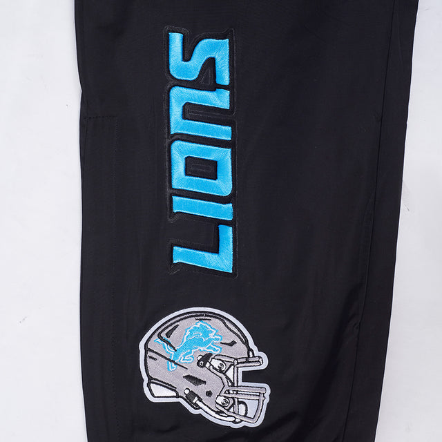 NFL DETROIT LIONS CLASSIC WIND SUIT MEN'S WOVEN PANT FDL4410694-BLK