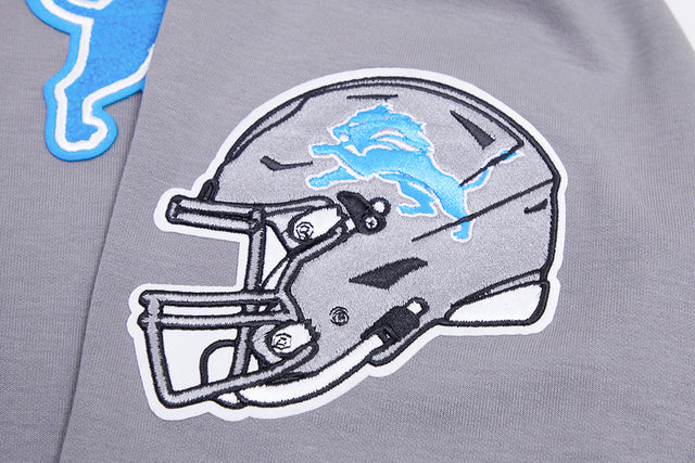 DETROIT LIONS CLASSIC CHENILLE DK PO HOODIE FDL5410272-GRY