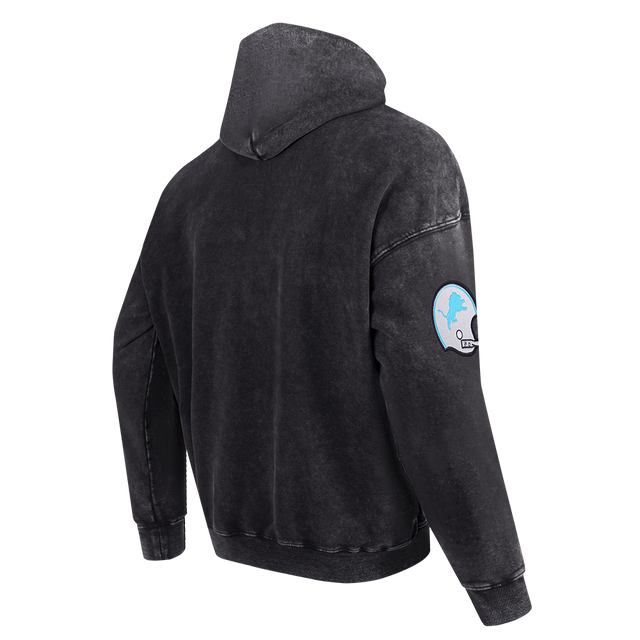 DETROIT LIONS FIRST TEAM M ENZYME WASH DS FT PO HOODIE FDL5411836-WBK