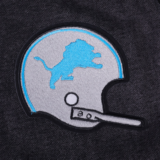 DETROIT LIONS FIRST TEAM M ENZYME WASH DS FT PO HOODIE FDL5411836-WBK