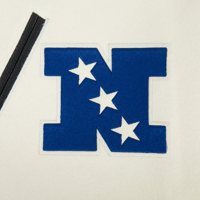 NFL DETROIT LIONS DETROIT LIONS MODERN ORIGINALS M RIB WOOL VARSITY JACKET FDL6411169-EBK