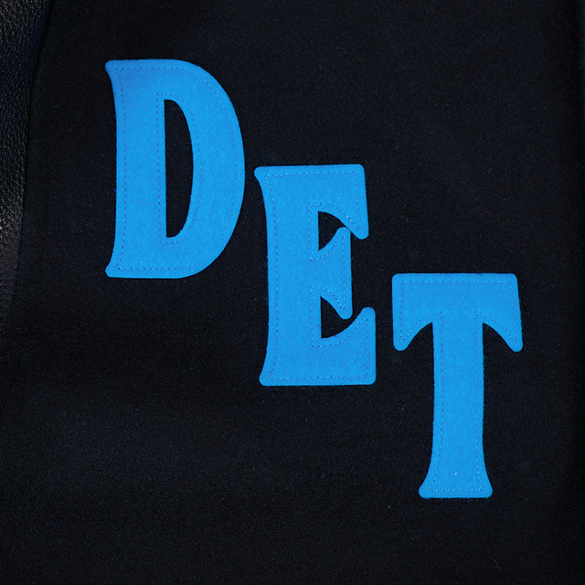 DETROIT LIONS FIRST TEAM M WOOL VARSITY JACKET FDL6411839-JBK