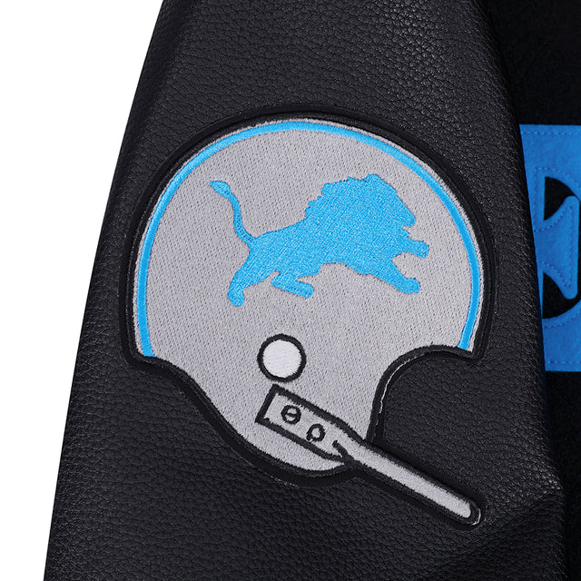 DETROIT LIONS FIRST TEAM M WOOL VARSITY JACKET FDL6411839-JBK