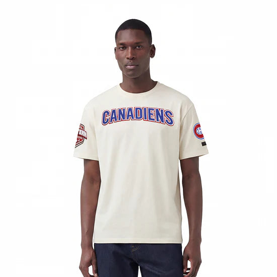 MONTREAL CANADIENS CLASSIC CHENILLE SJ TEE HMC160586-EGG