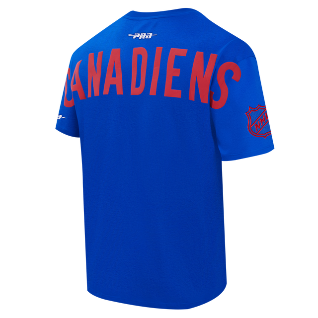 MONTREAL CANADIENS PLAYBACK M CJ DROP SHOULDER TEE HMC168215-RYB