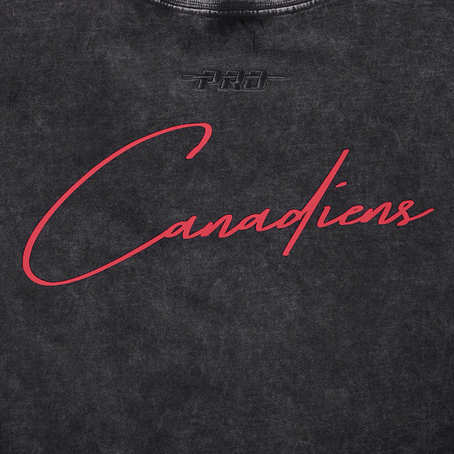 MONTREAL CANADIENS ECLIPSE M CJ DROP SHOULDER ENZYME WASH TEE HMC168280-WBK