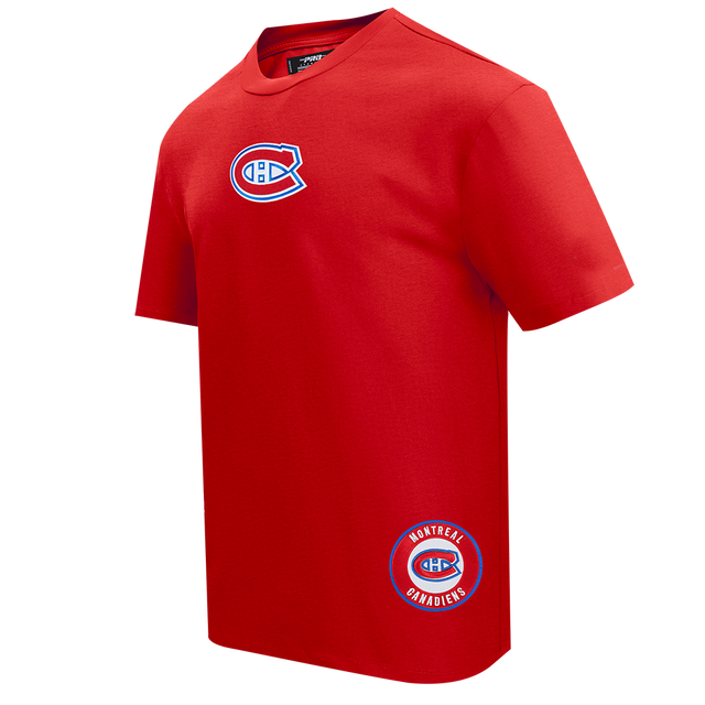 MONTREAL CANADIENS WINGSPAN M CJ DROP SHOULDER TEE HMC168411-RED