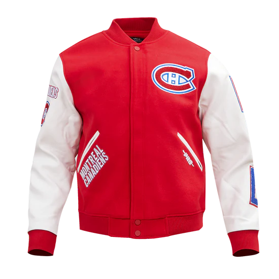 MONTREAL CANADIENS CLASSIC WOOL VARSITY JACKET HMC660875-RDW