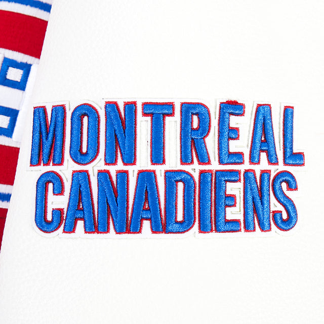 NHL MONTRÉAL CANADIENS CITY ARCH MEN'S WOOL VARSITY JACKET HMC667922-RDW