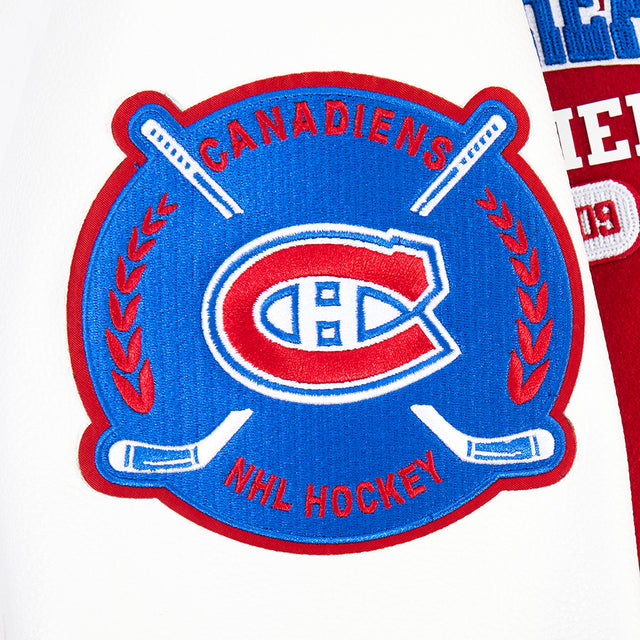 NHL MONTRÉAL CANADIENS CITY ARCH MEN'S WOOL VARSITY JACKET HMC667922-RDW