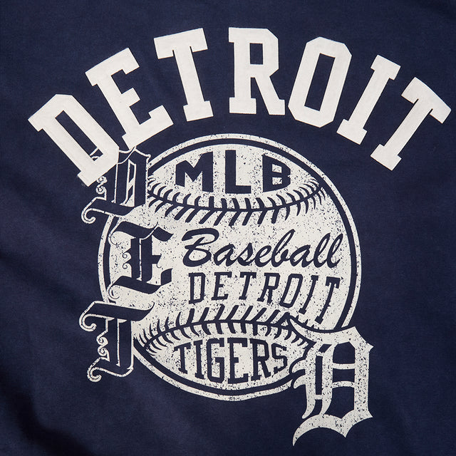 DETROIT TIGERS STREET TEAM M ENZYME WASH DS FT PO HOODIE LDT5315570-WMD