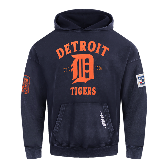 DETROIT TIGERS FIRST TEAM M ENZYME WASH DS FT PO HOODIE LDT5315947-WMD