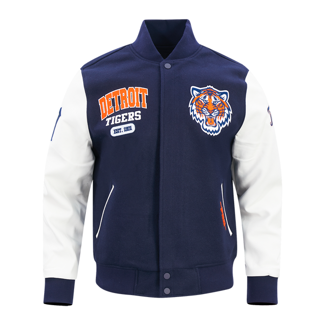 DETROIT TIGERS CITY ARCH M WOOL VARSITY JACKET LDT6315604-MNW