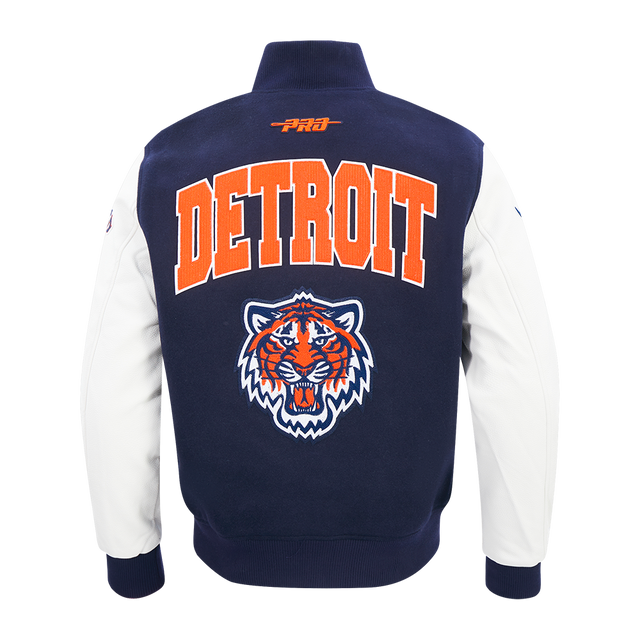 DETROIT TIGERS CITY ARCH M WOOL VARSITY JACKET LDT6315604-MNW