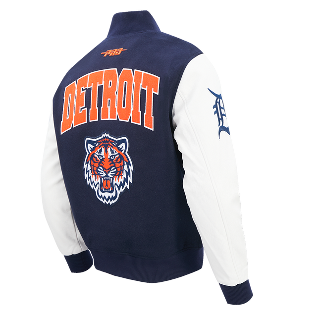 DETROIT TIGERS CITY ARCH M WOOL VARSITY JACKET LDT6315604-MNW