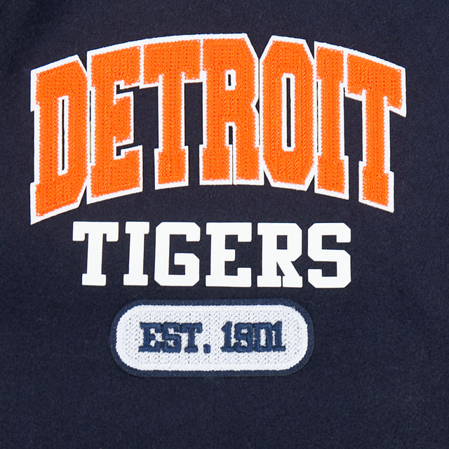 DETROIT TIGERS CITY ARCH M WOOL VARSITY JACKET LDT6315604-MNW