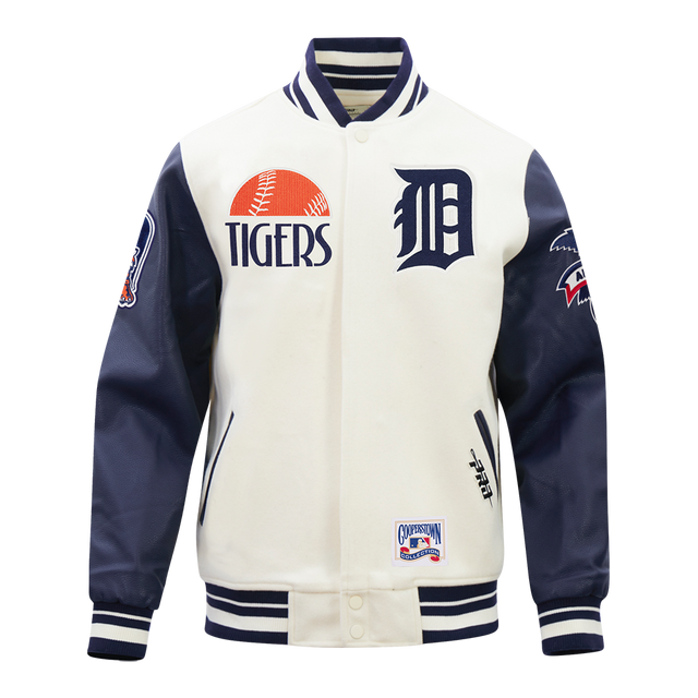 DETROIT TIGERS ORIGINAL PLAYERS M RIB WOOL VARSITY JACKET LDT6315942-EMN