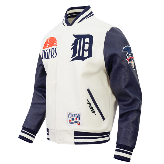 DETROIT TIGERS ORIGINAL PLAYERS M RIB WOOL VARSITY JACKET LDT6315942-EMN