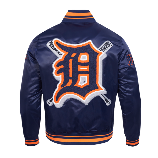 DETROIT TIGERS MASH UP RIB SATIN JACKET LDT633397-MOM