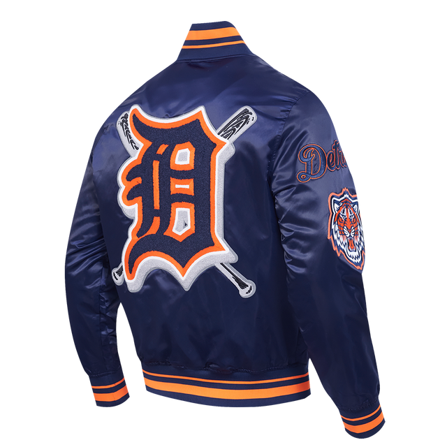 DETROIT TIGERS MASH UP RIB SATIN JACKET LDT633397-MOM