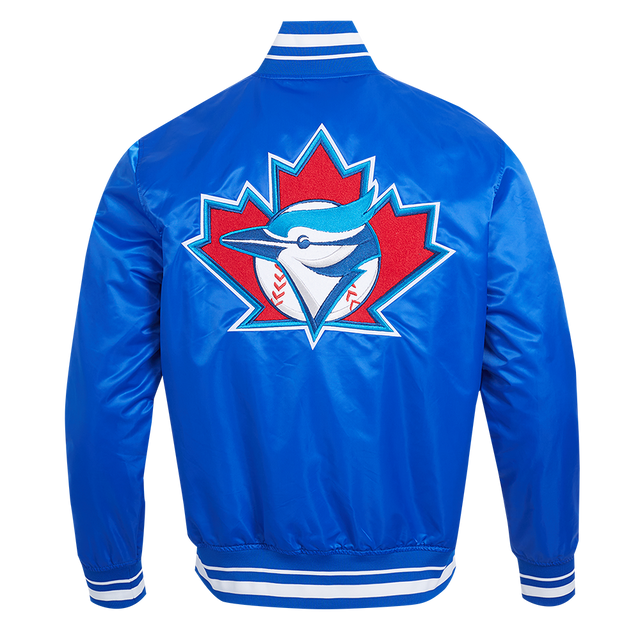 MLB TORONTO BLUE JAYS TORONTO BLUE JAYS RETRO CLASSICS RIB SATIN JACKET LTJ6314381-RYB