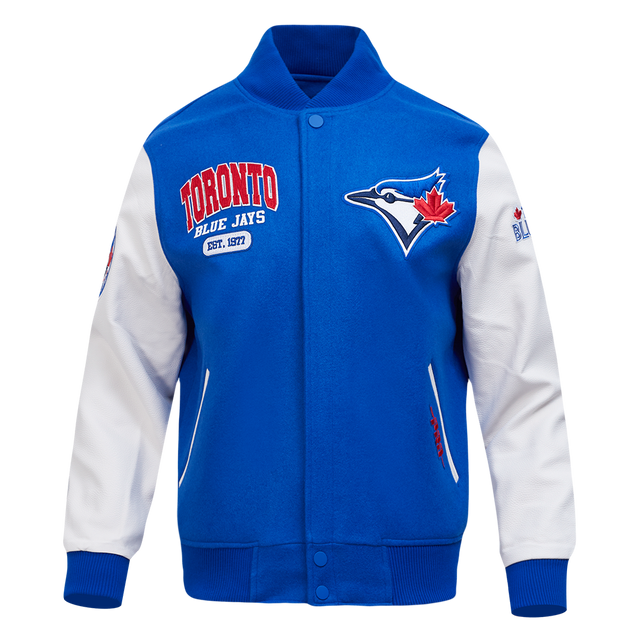 TORONTO BLUE JAYS CITY ARCH M WOOL VARSITY JACKET LTJ6315309-RWH