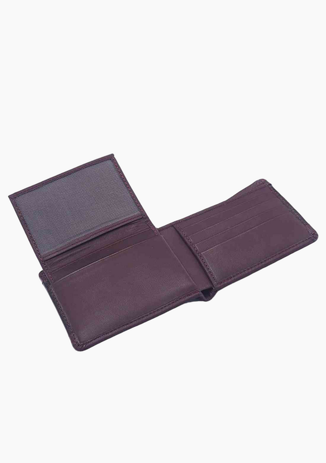 OHM Saffiano Leather Two in One Slim Wallet