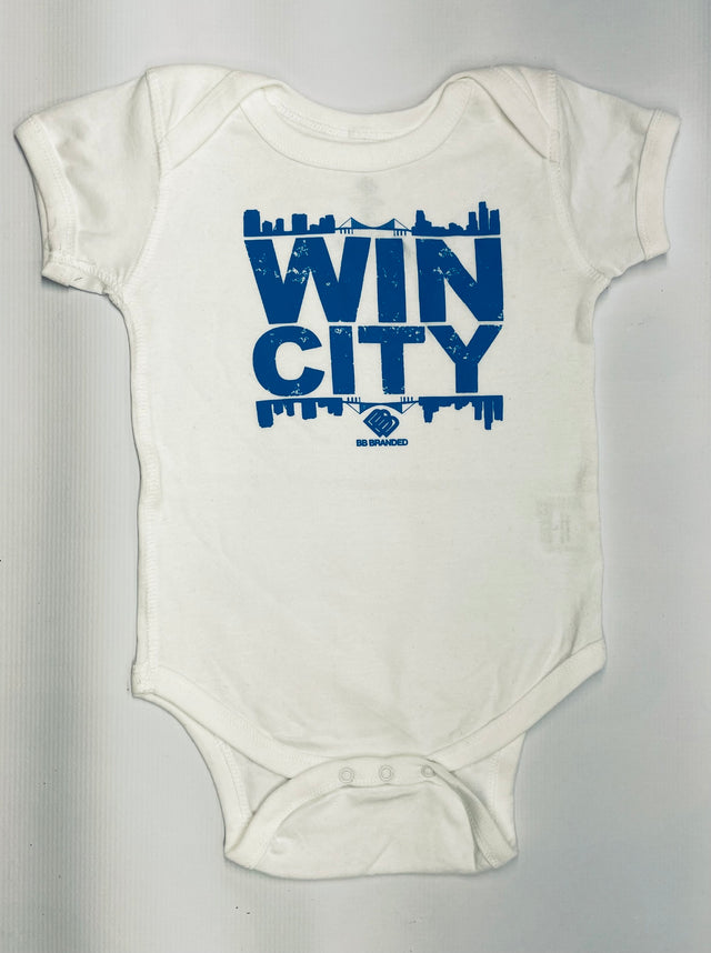 WIN CITY BLUE AND PINK ONSIE