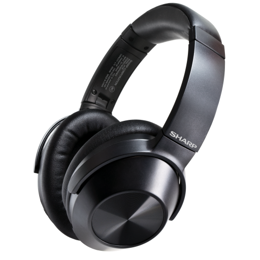 Sharp HP-60 Over-Ear Wireless Headphones with Active Noise Cancellation & 20-Hour Battery Life