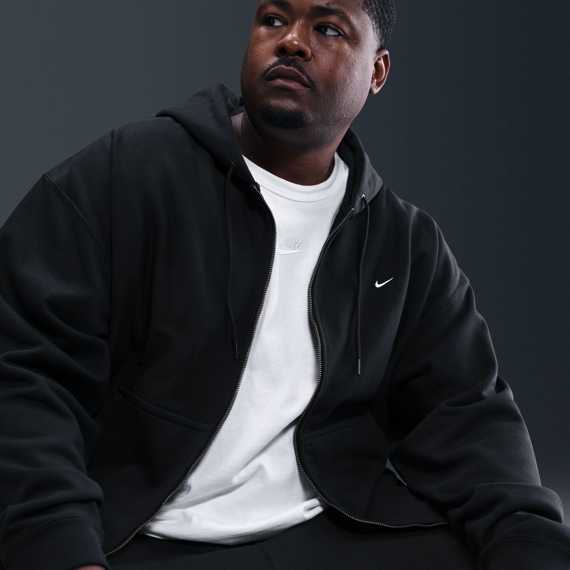 【100】 ナイキ スイムパーカー NESSE000-001 ブラック Mサイズ Black Nike Plus Size Phoenix Oversized Hoodie - JD Sports Global