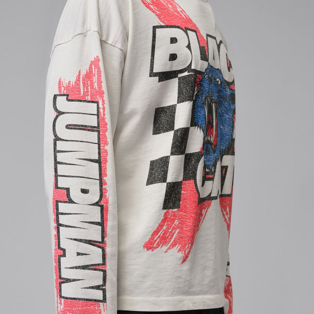 M J BLACK CAT LS TEE IO9586-160