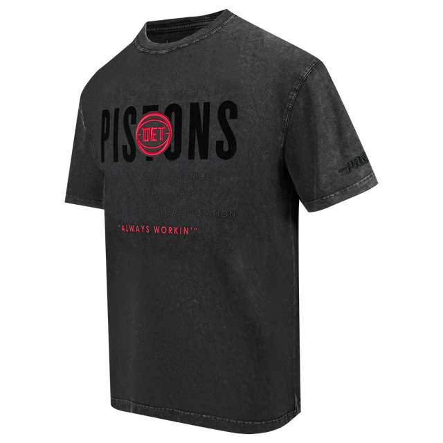 DETROIT PISTONS ECLIPSE M CJ DROP SHOULDER ENZYME WASH TEE BDP1517253-WBK