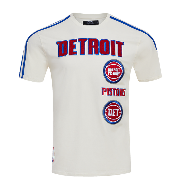 NBA DETROIT PISTONS RETRO CLASSIC SJ STRIPED TEE BDP156062-ERB