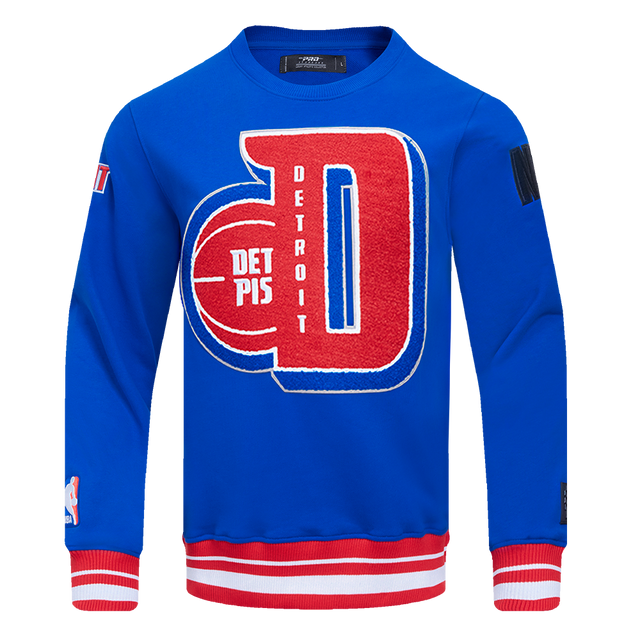 NBA DETROIT PISTONS MASH UP RIB FLC CREWNECK BDP5515634-RYR