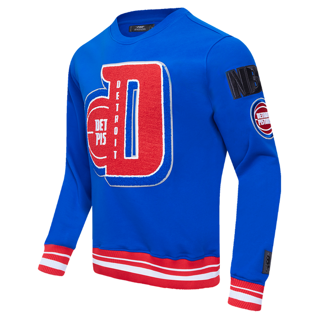 NBA DETROIT PISTONS MASH UP RIB FLC CREWNECK BDP5515634-RYR