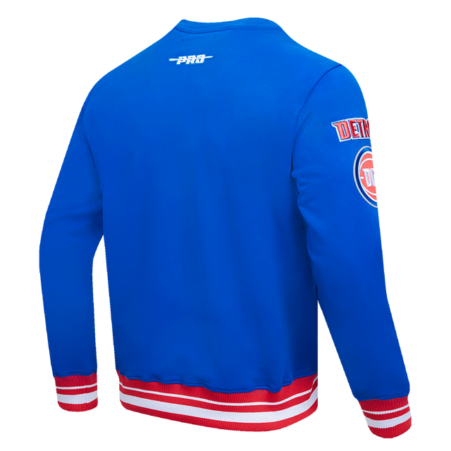 NBA DETROIT PISTONS MASH UP RIB FLC CREWNECK BDP5515634-RYR